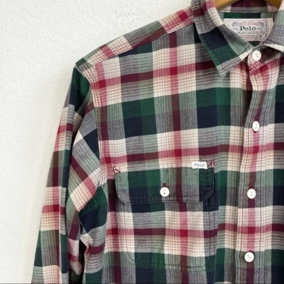 Polo Ralph Lauren Plaid Camper Pocket Shacket